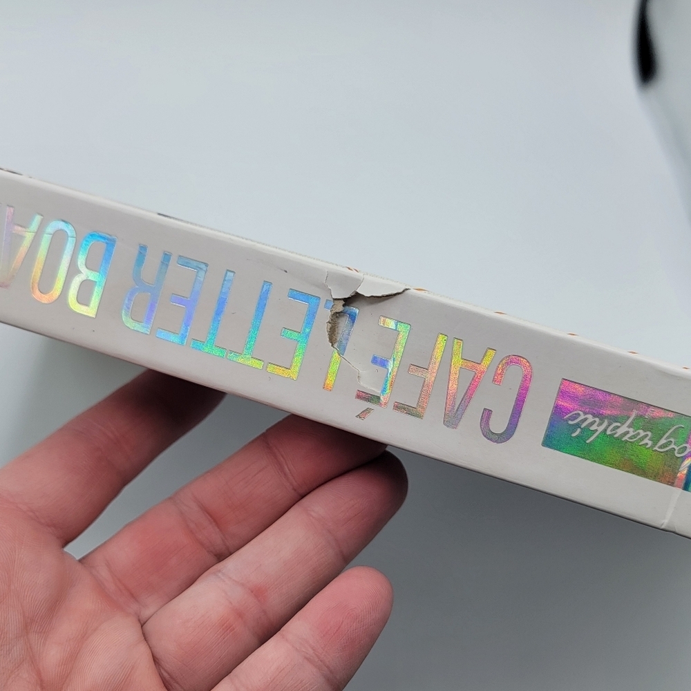 Cafe Letter Board Holographic NWT - Picture 6 of 8